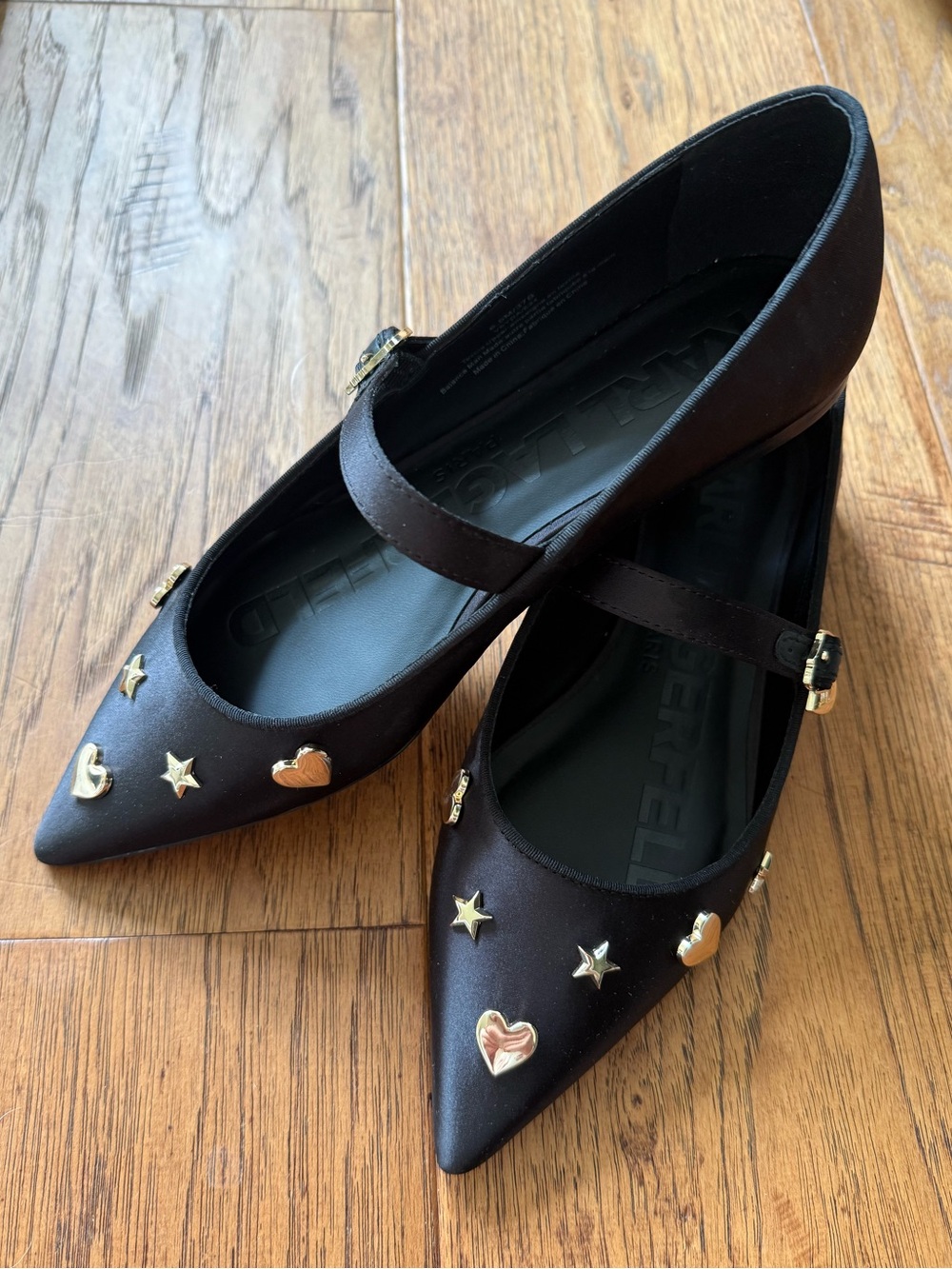 Karl Lagerfeld - Satin flats